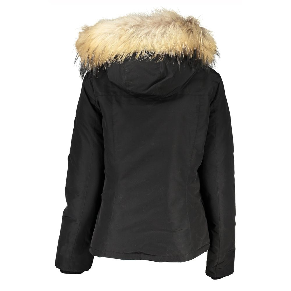 Woolrich Black Cotton Women's Jacket | Regal Royce