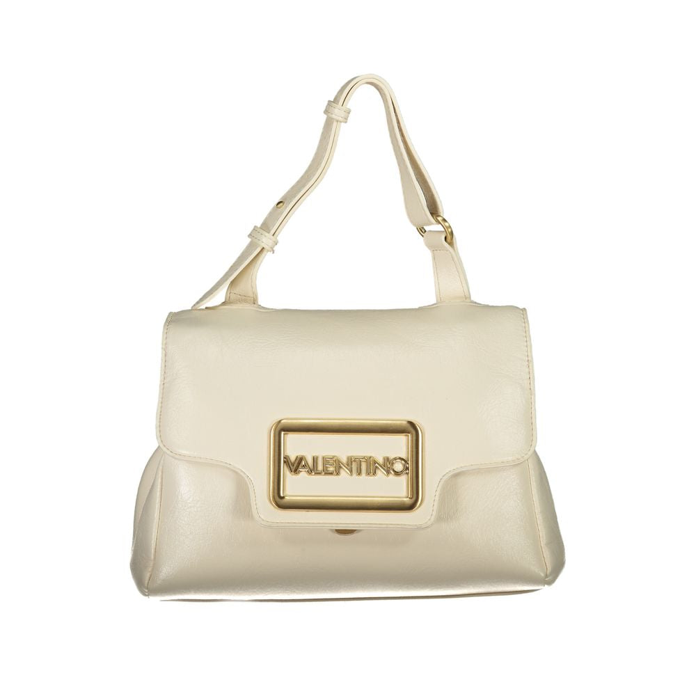 Mario Valentino Beige Polyurethane Women's Bag | Regal Royce