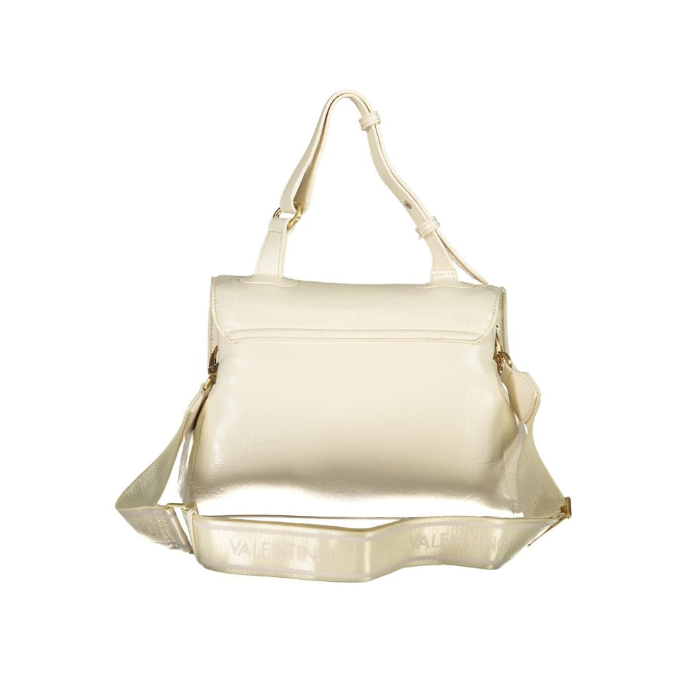 Mario Valentino Beige Polyurethane Women's Bag | Regal Royce