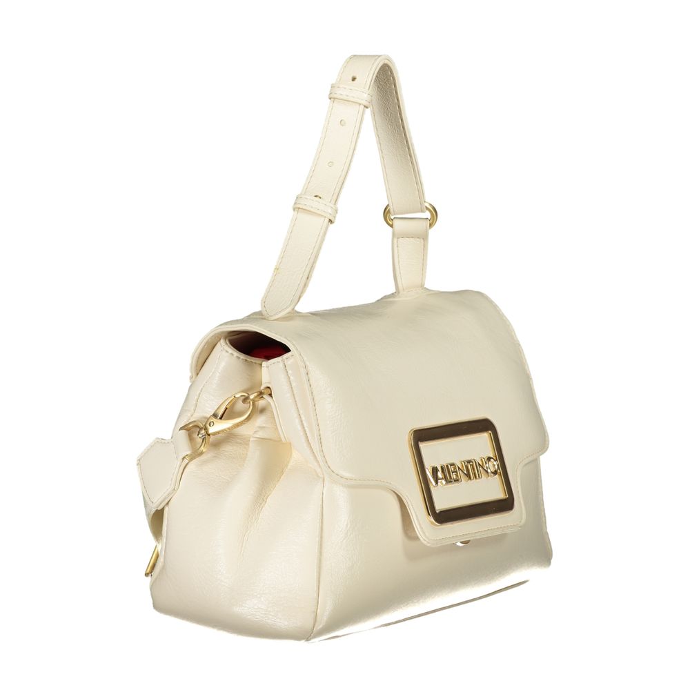 Mario Valentino Beige Polyurethane Women's Bag | Regal Royce