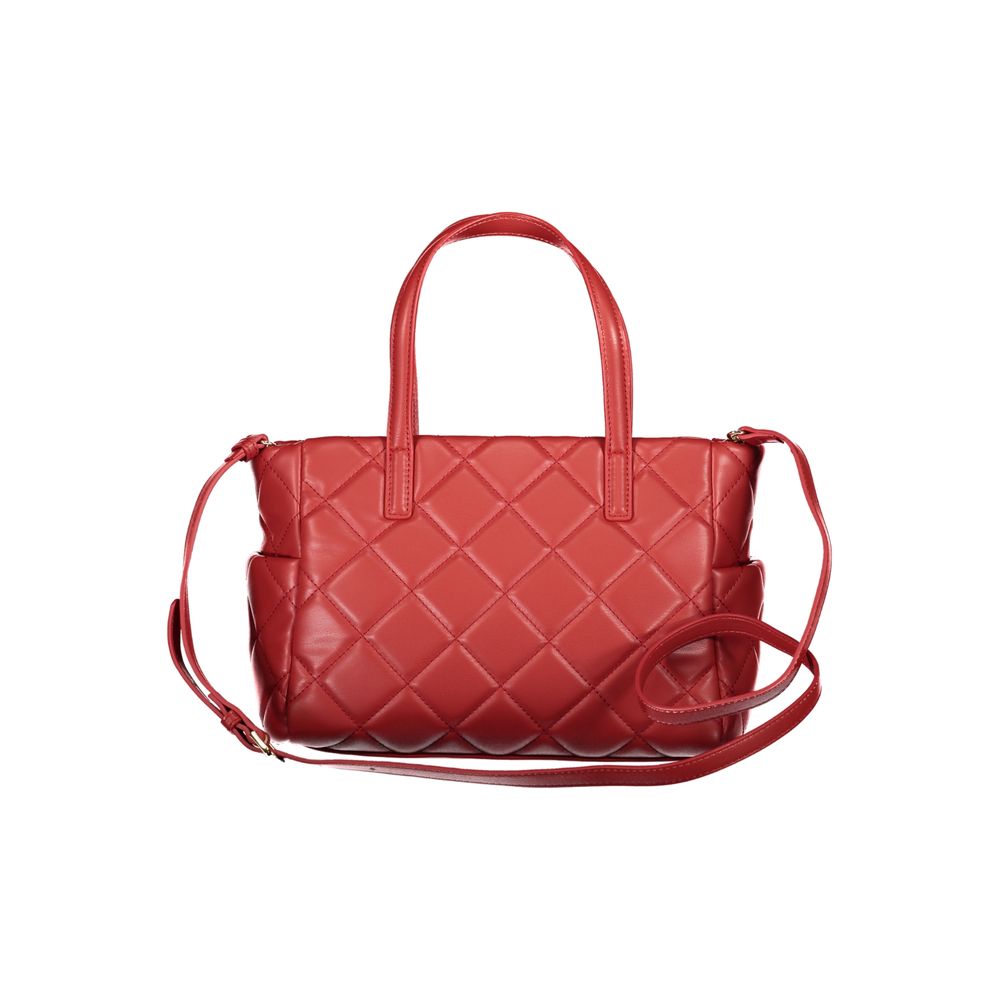 Mario Valentino Red Polyurethane Women Handbag | Regal Royce