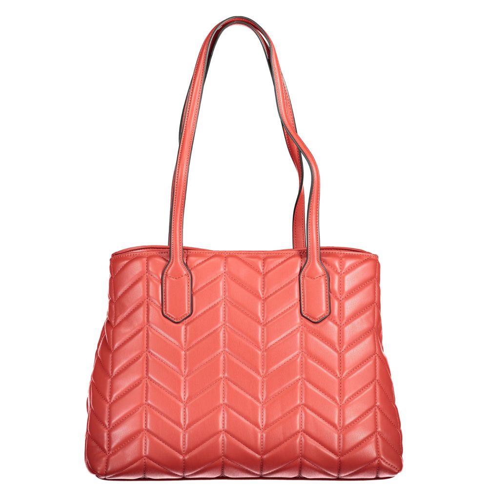 Mario Valentino Red Polyethylene Women Handbag | Regal Royce
