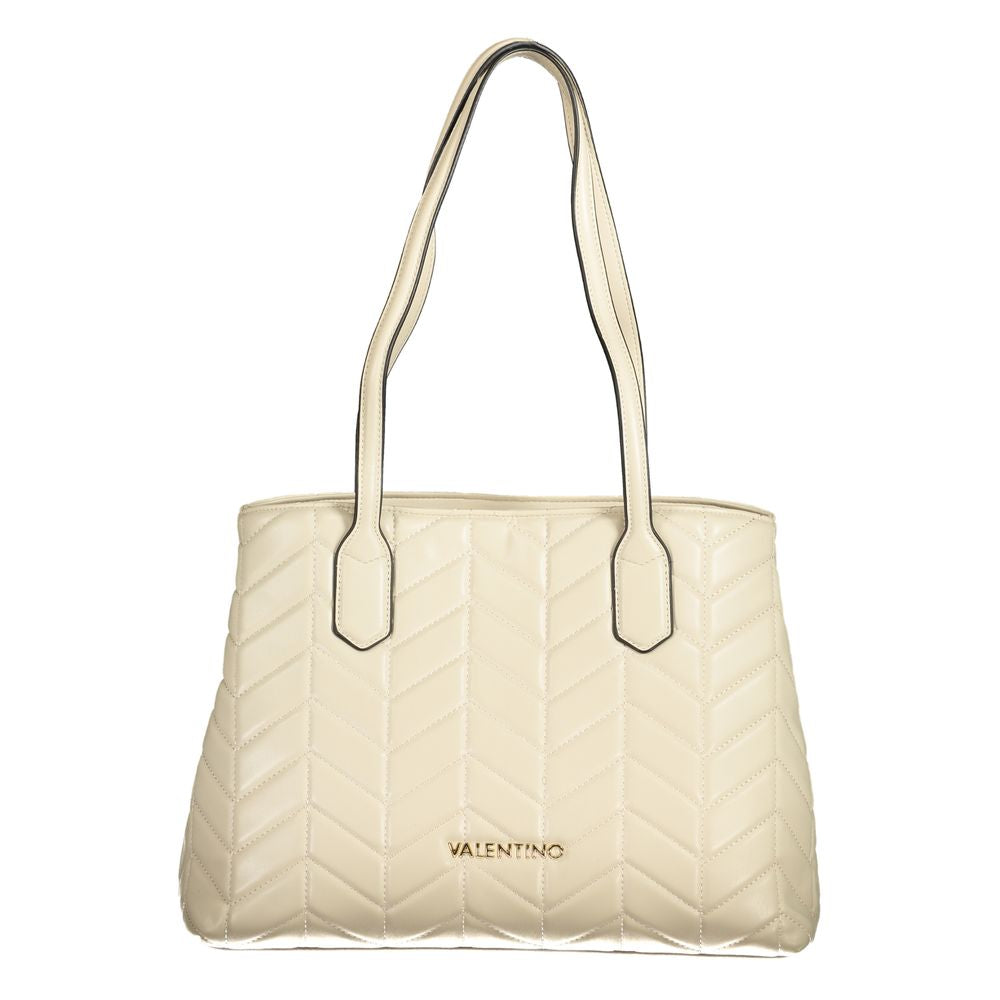 Mario Valentino Beige Polyethylene Women Handbag | Regal Royce