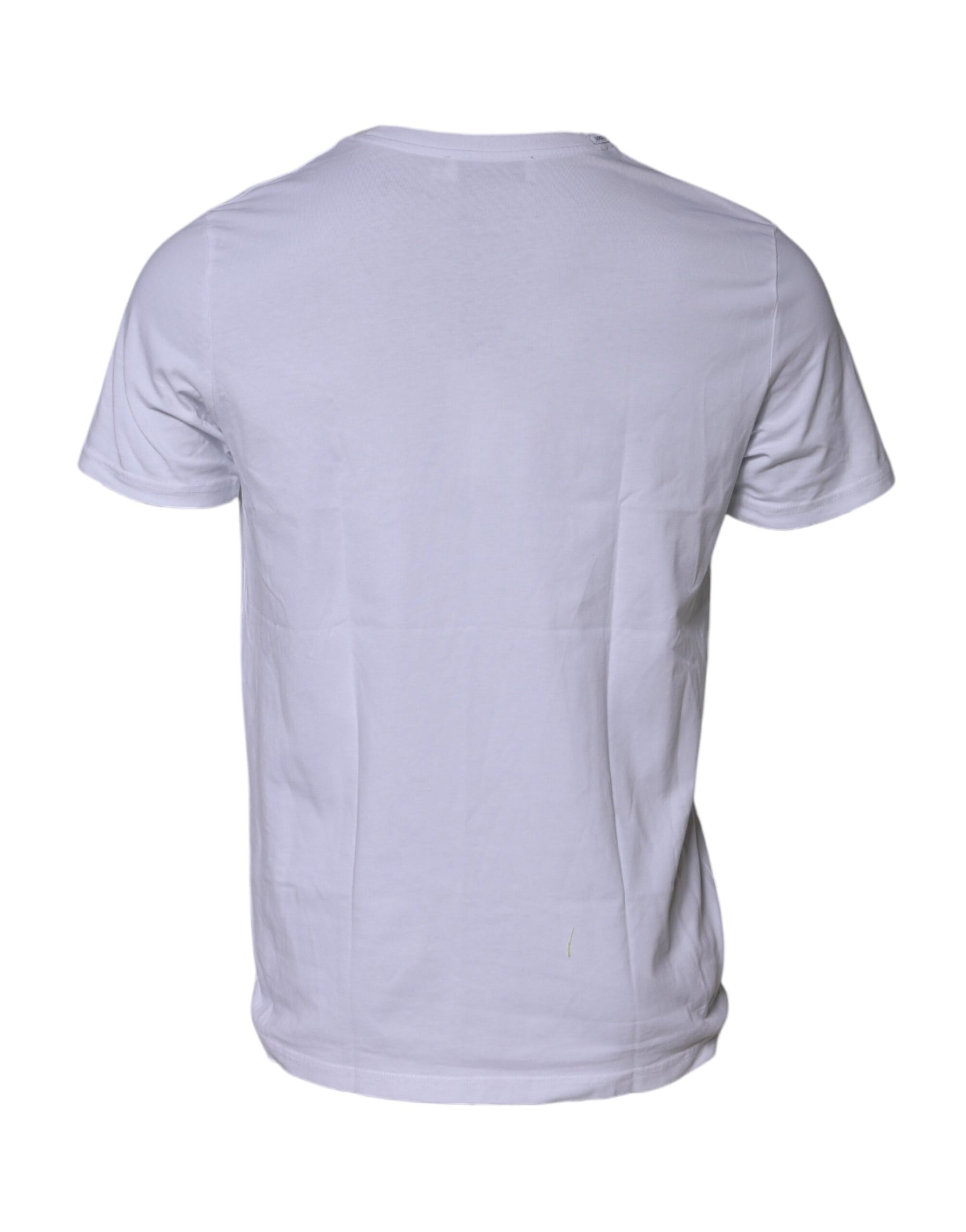 Dolce & Gabbana White DG Logo Print Short Sleeves T-shirt | Regal Royce