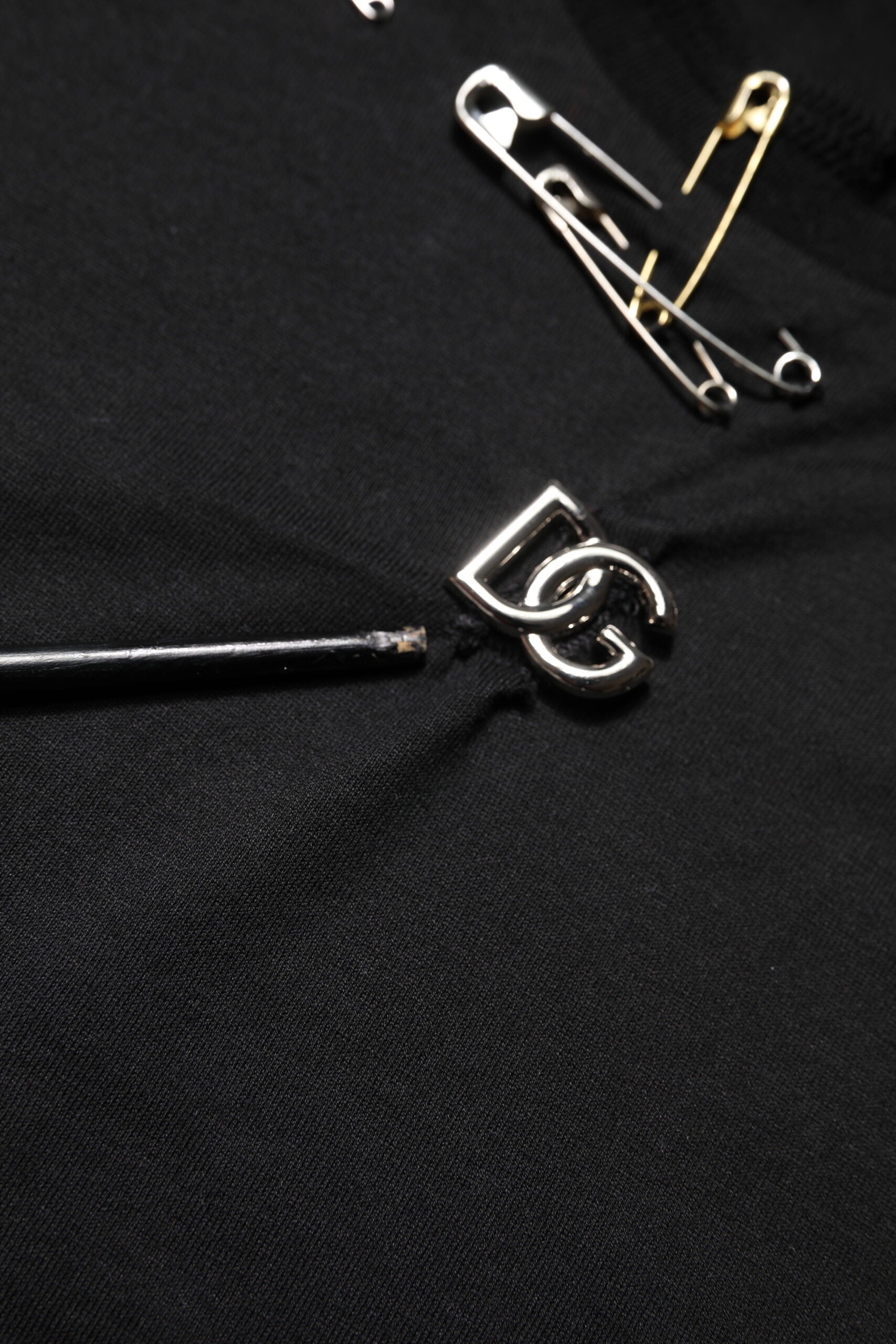 Dolce & Gabbana Black Logo Embellish Short Sleeves T-shirt | Regal Royce