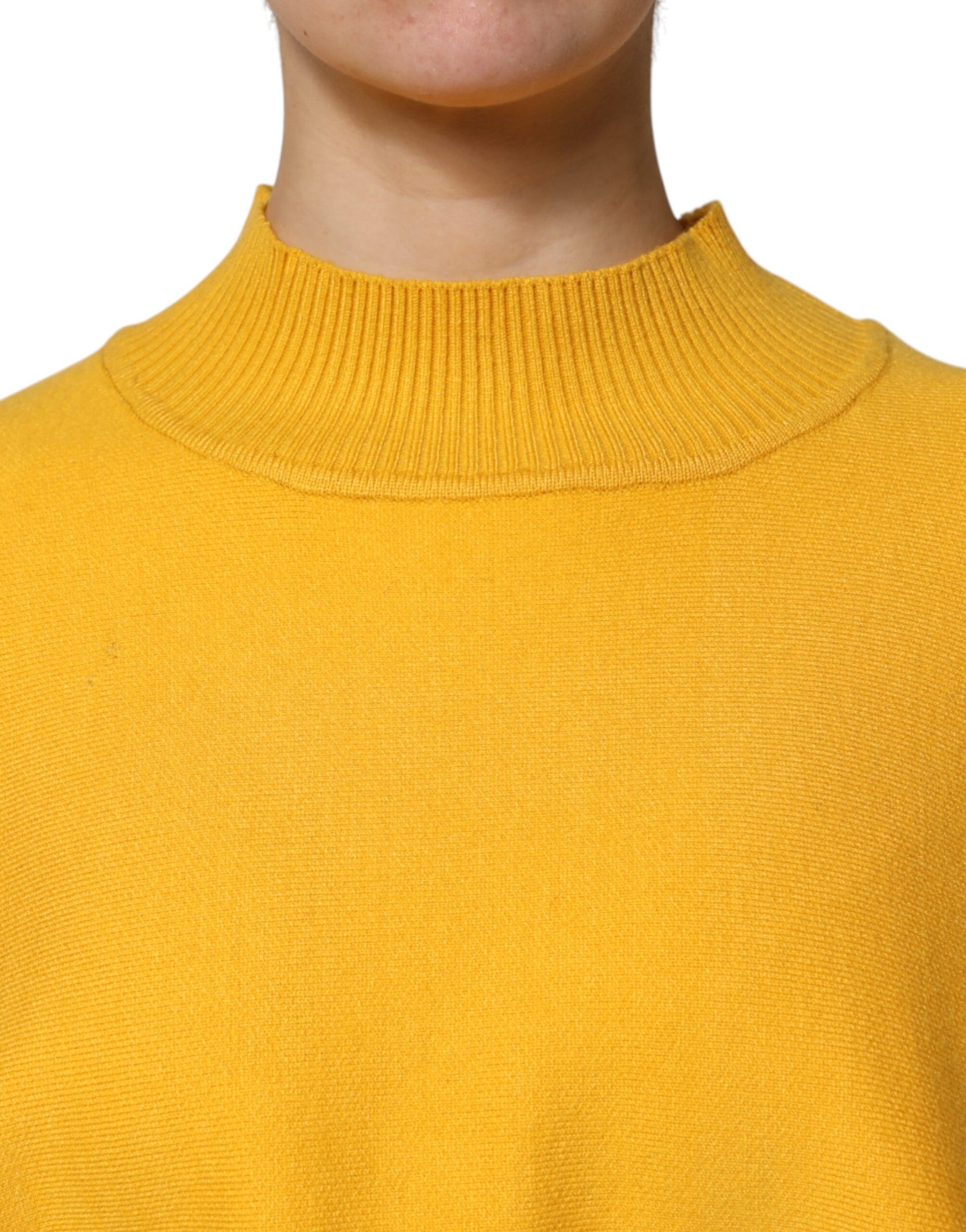 SIGNS Yellow Stripe Long Sleeve Overcoat Pullover Sweater | Regal Royce
