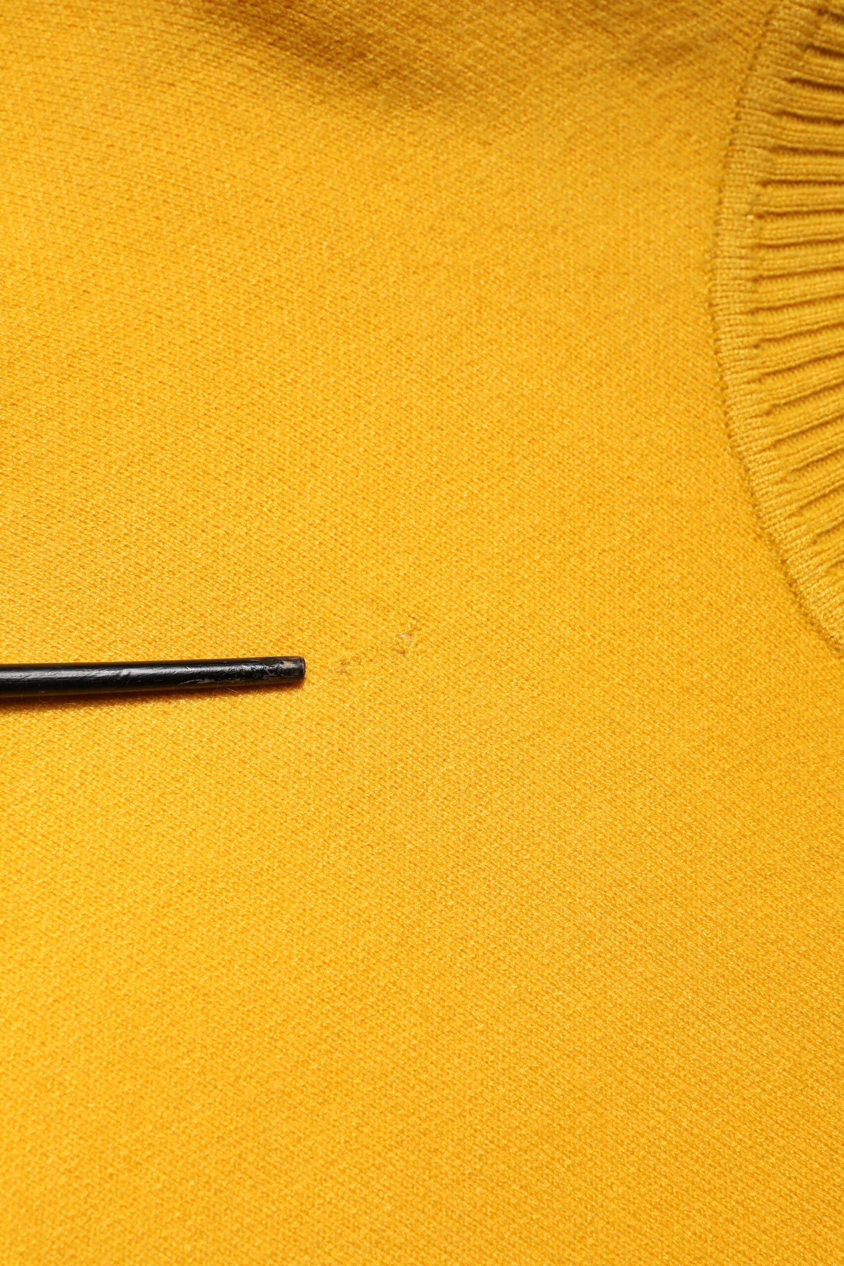 SIGNS Yellow Stripe Long Sleeve Overcoat Pullover Sweater | Regal Royce