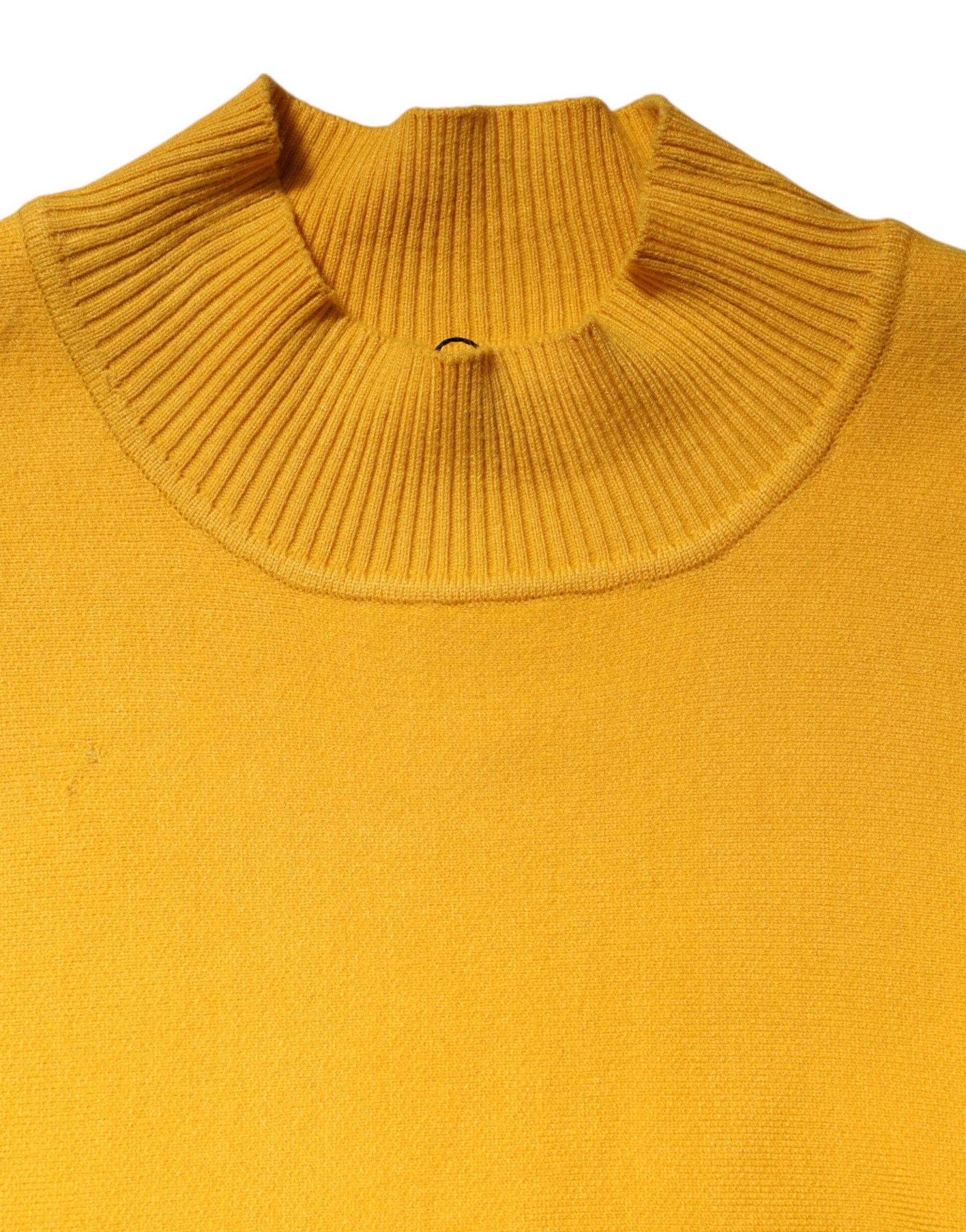 SIGNS Yellow Stripe Long Sleeve Overcoat Pullover Sweater | Regal Royce
