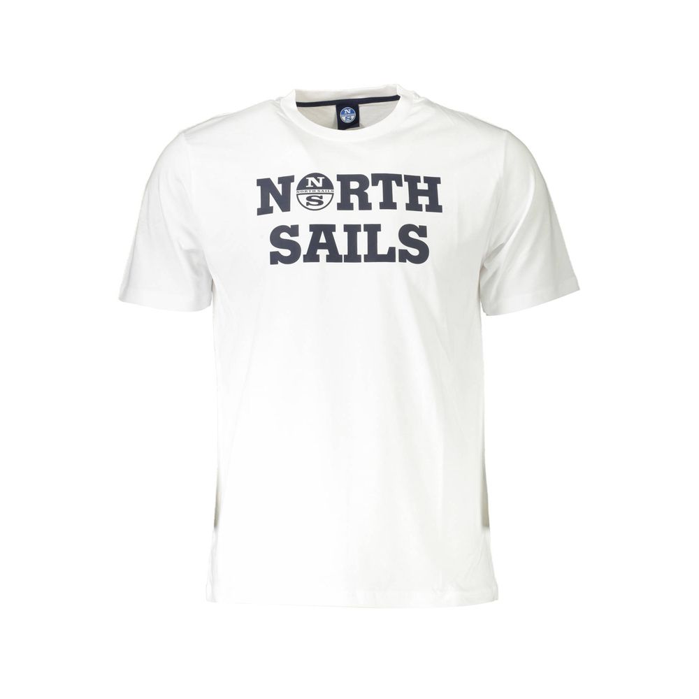 North Sails White Cotton Men's T-Shirt | Regal Royce