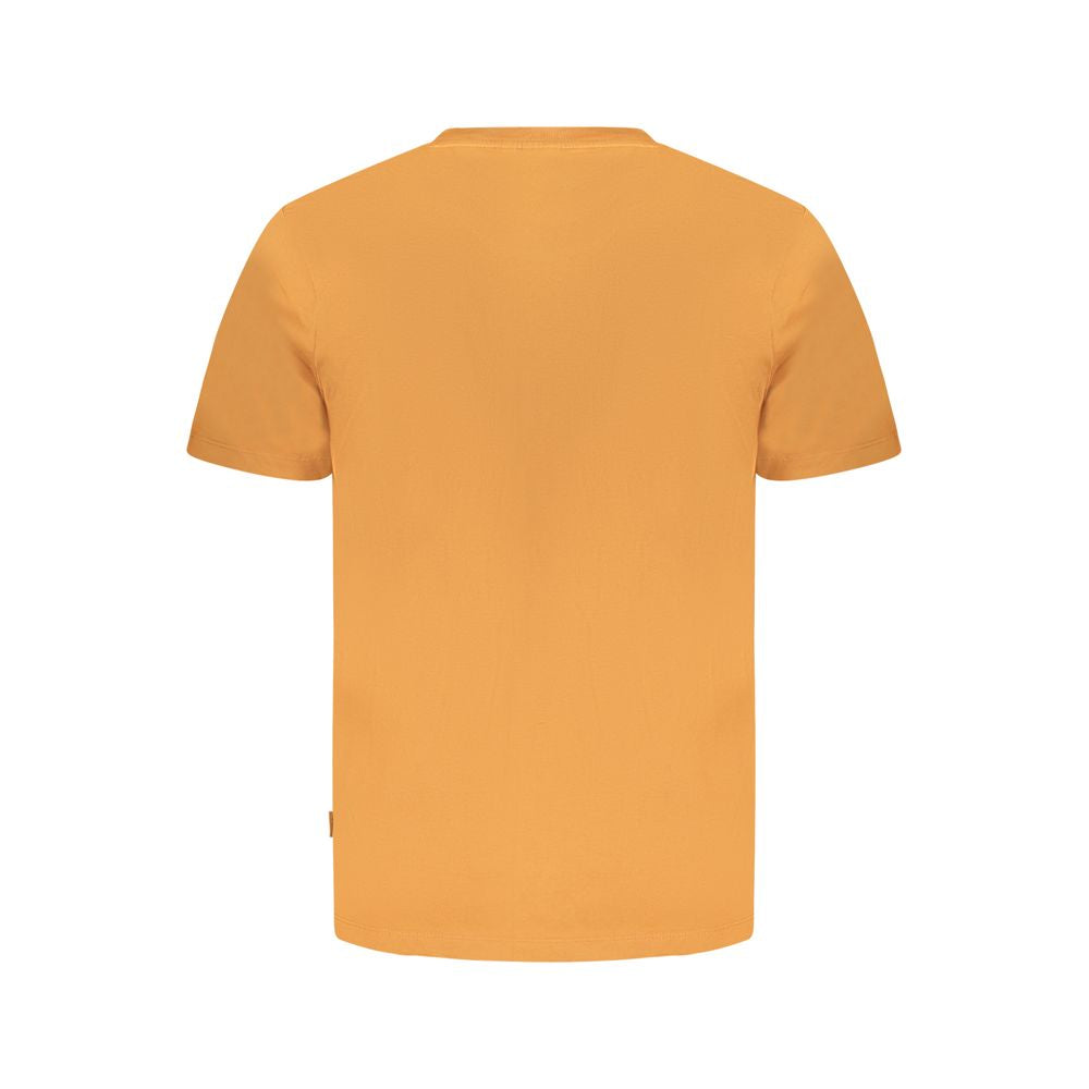 Pepe Jeans Arancione Cotton Men T-Shirt | Regal Royce