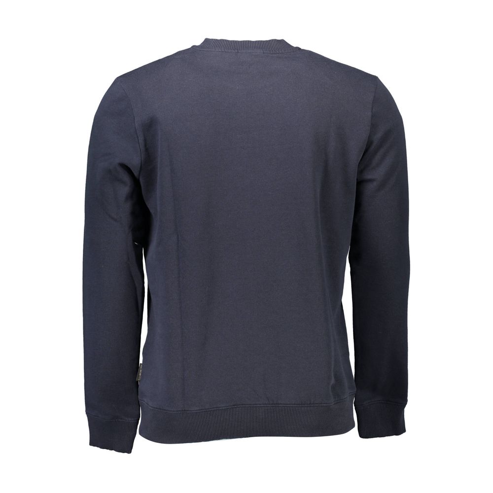 Napapijri Blue Cotton Men's Sweatshirt | Regal Royce