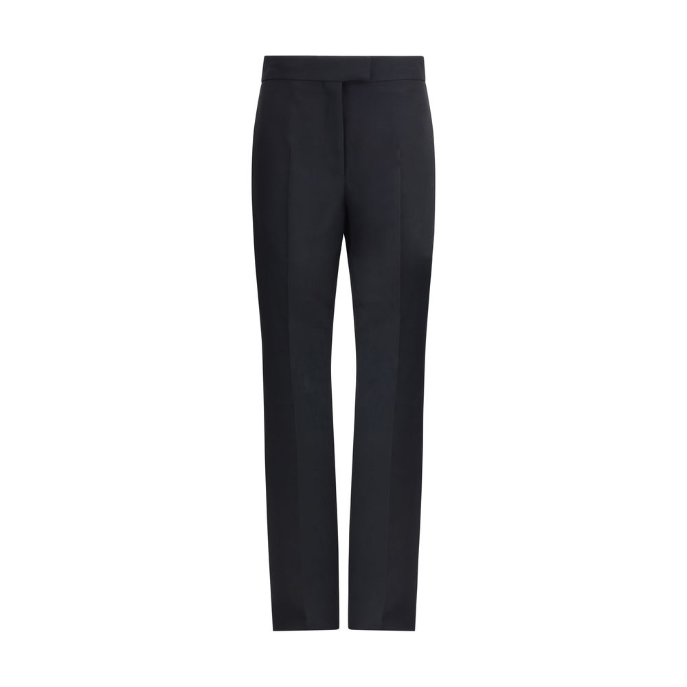 Ferragamo Black Viscose Casual Pants | Regal Royce