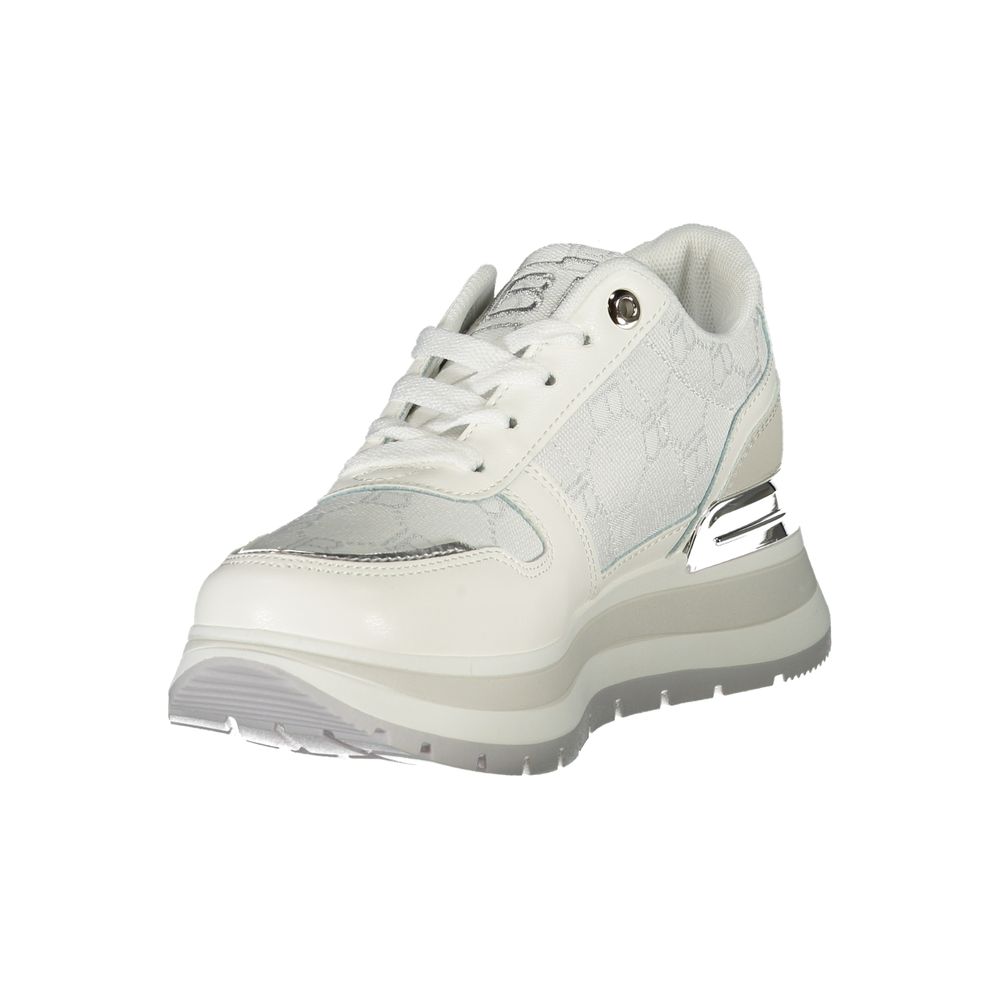 Laura Biagiotti White Polyurethane Women Sneaker | Regal Royce