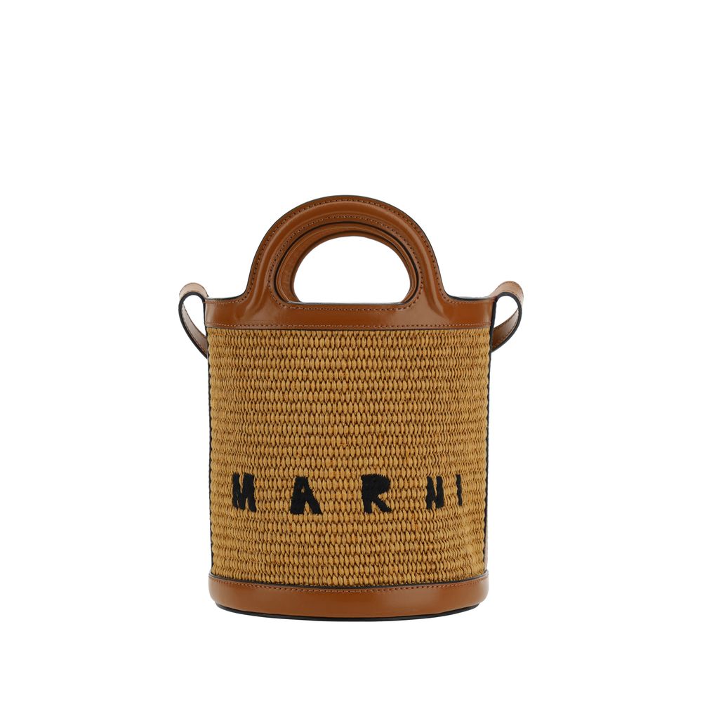 Marni Brown Cotton Backet Bag | Regal Royce