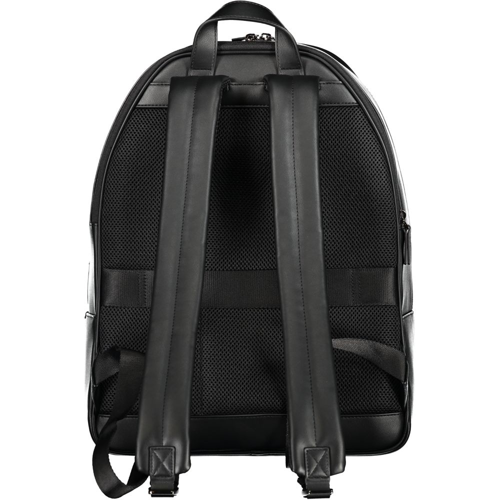 Tommy Hilfiger Nero Polyurethane Men Backpack | Regal Royce