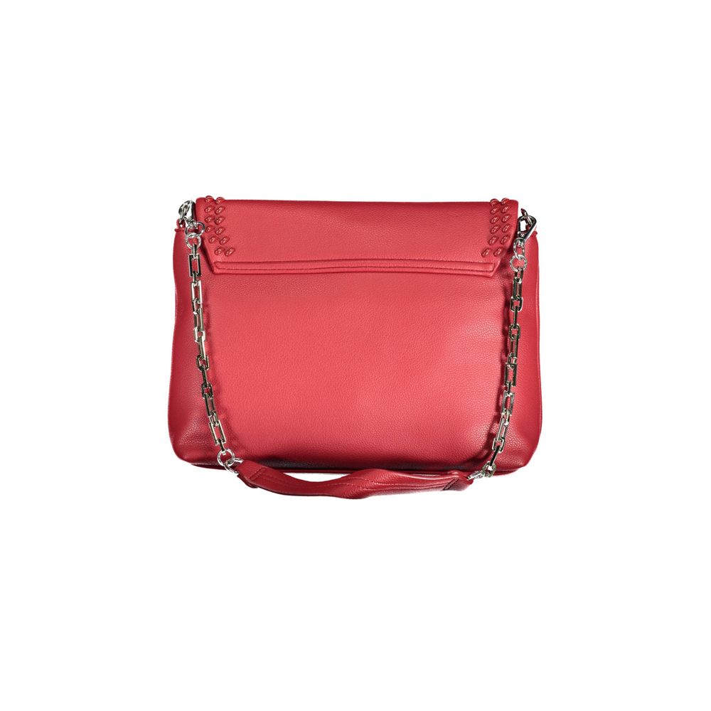 BYBLOS Rosso Polyurethane Women Handbag | Regal Royce