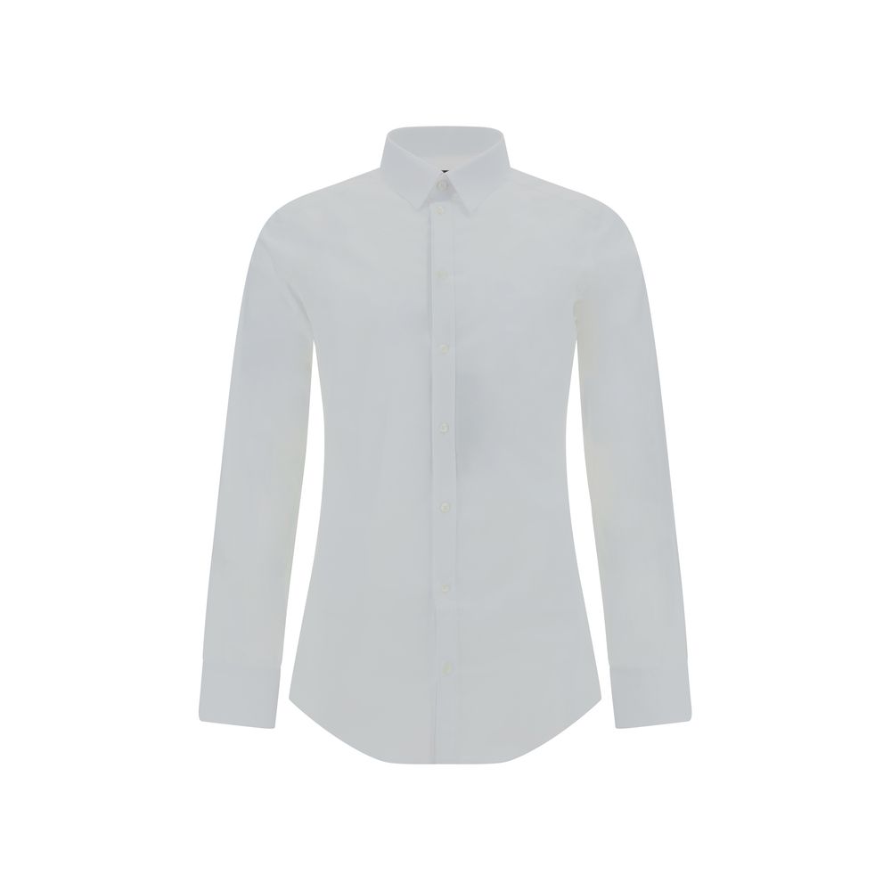 Dolce & Gabbana White Elastane Dress Shirt