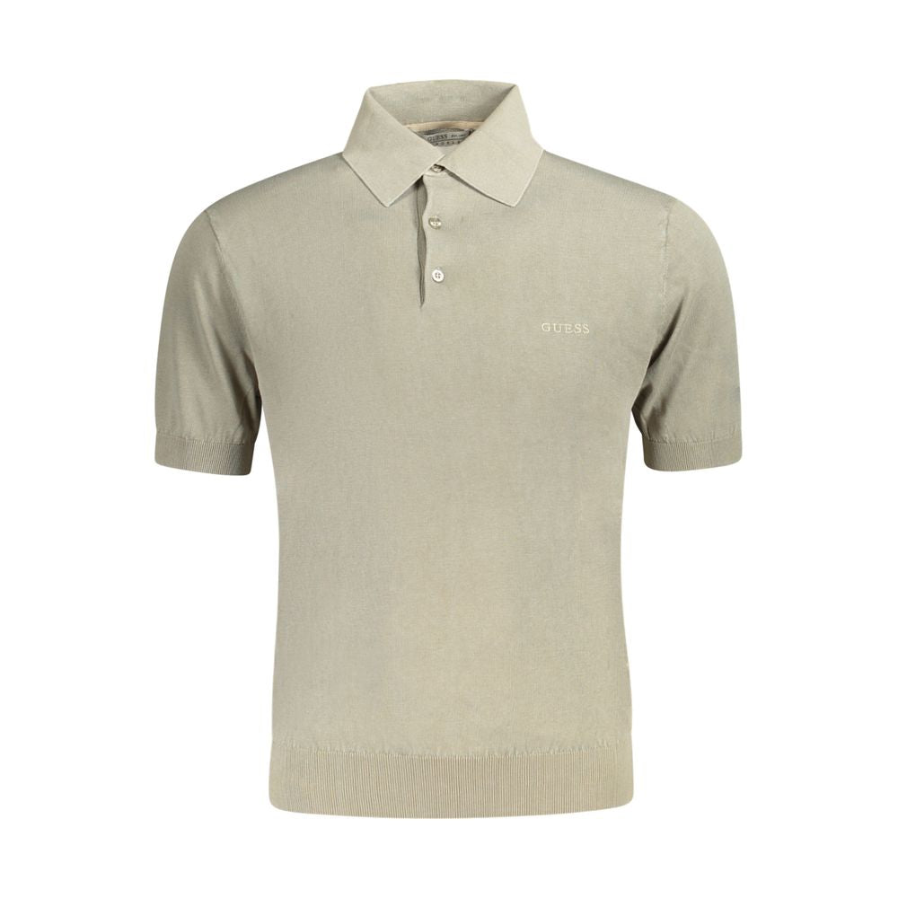 Guess Jeans Verde Cotton Mens Polo Shirt | Regal Royce