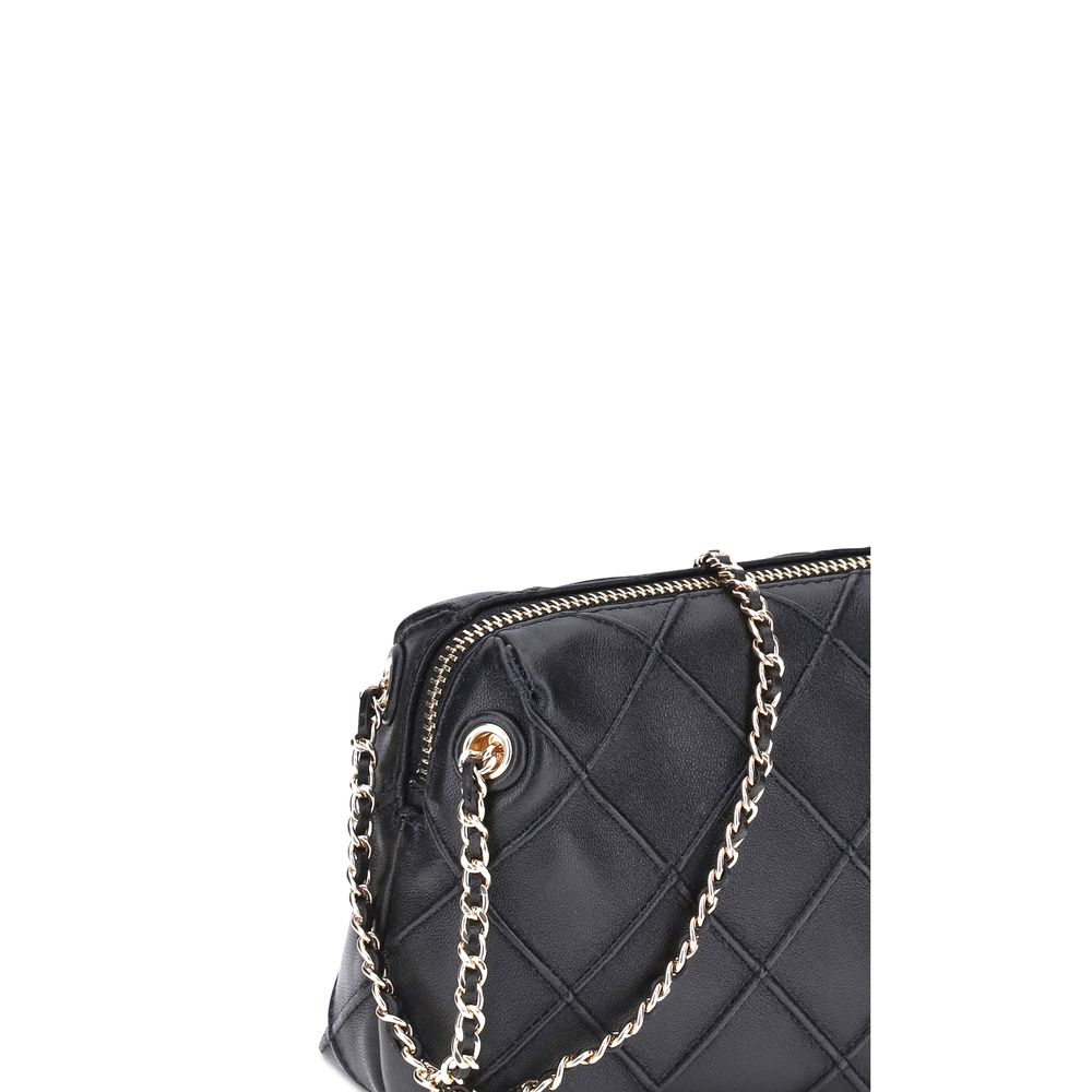 Tory Burch Black Calf Leather Bos Taurus Shoulder Bag | Regal Royce
