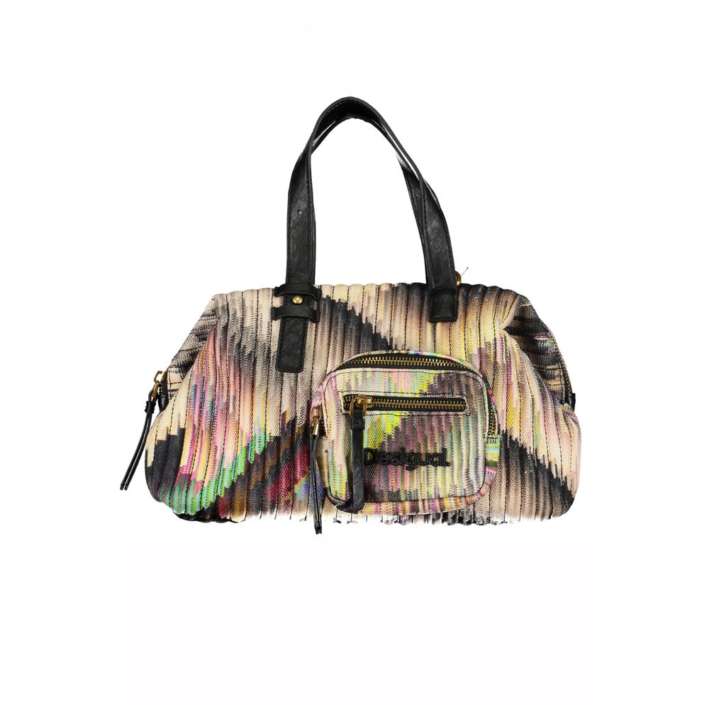 Desigual Nero Polyester Women Handbag | Regal Royce