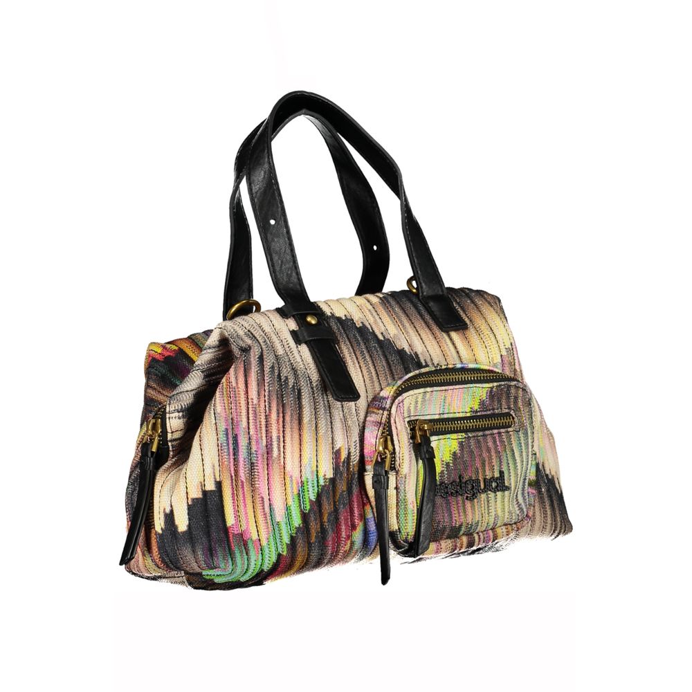 Desigual Nero Polyester Women Handbag | Regal Royce