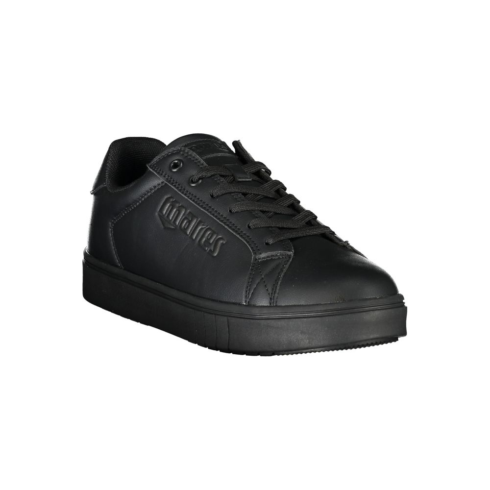Mares Black Polyurethane Men Sneaker | Regal Royce