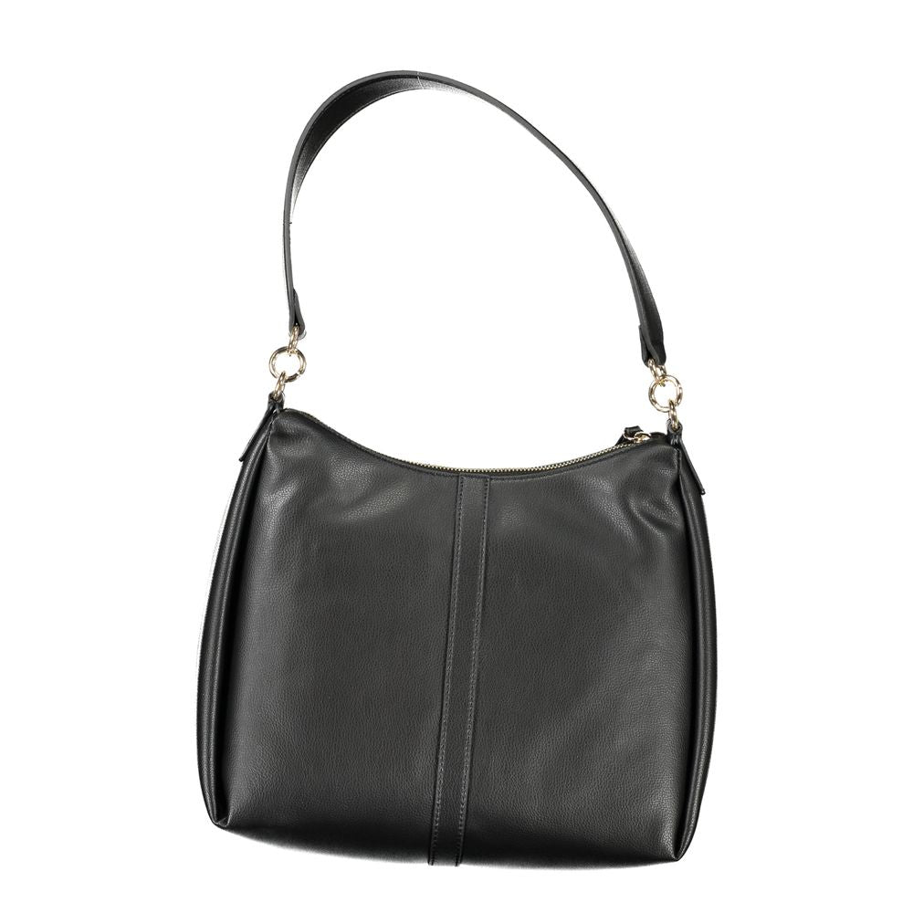 Tommy Hilfiger Black Polyester Women Shoulder Bag | Regal Royce