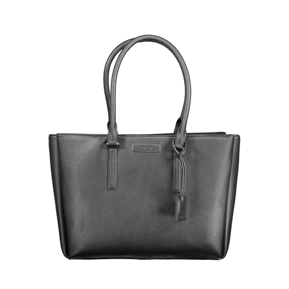 Calvin Klein Black Polyurethane Women Shoulder Bag | Regal Royce