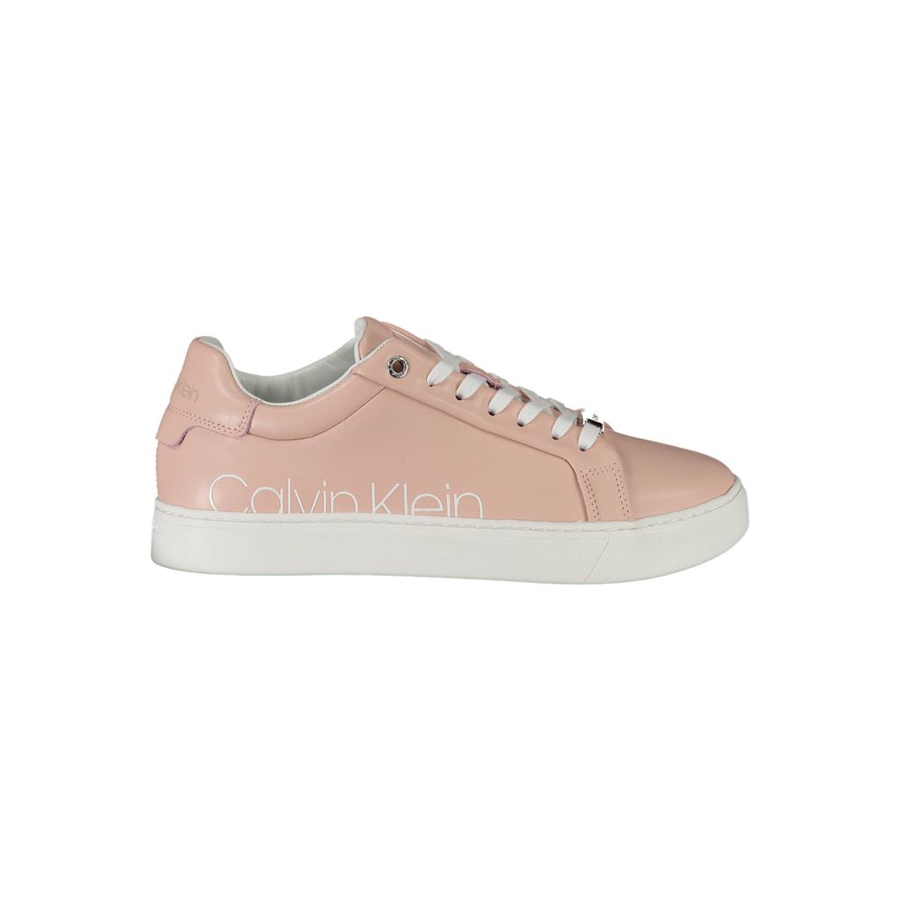 Calvin Klein Rosa Leather Women Sneaker | Regal Royce