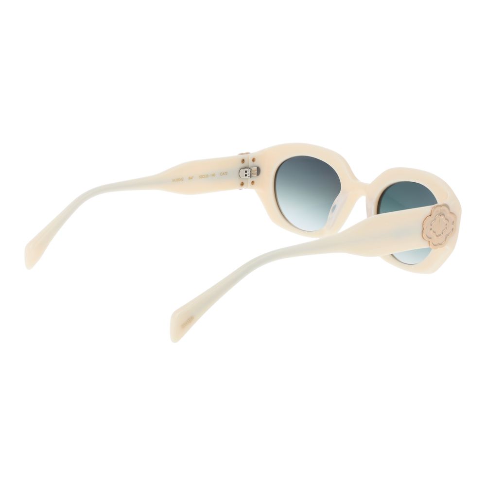 Maje White Acetate Sunglasses
