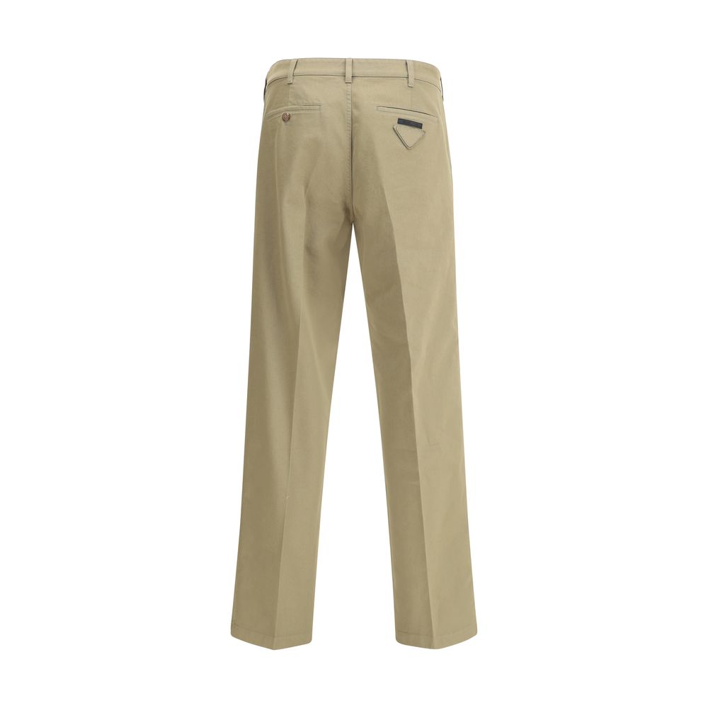 Prada Beige Cotton Chino Pants | Regal Royce