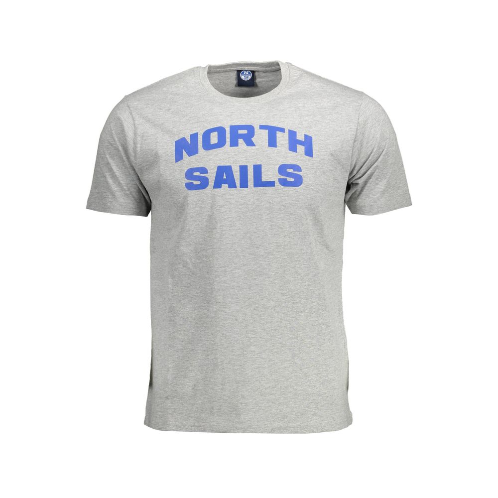 North Sails Gray Cotton T-Shirt