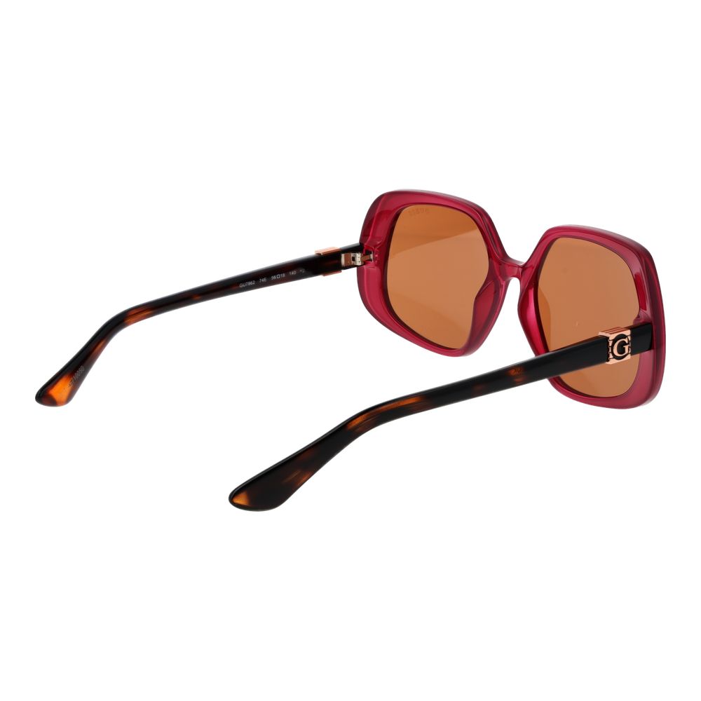 Guess Burgundy Plastic Sunglasses | Regal Royce