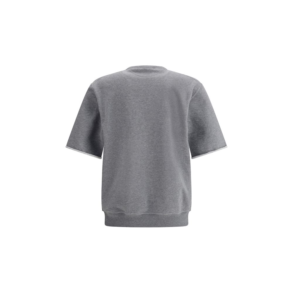 Brunello Cucinelli Gray Cotton Sweatshirt | Regal Royce