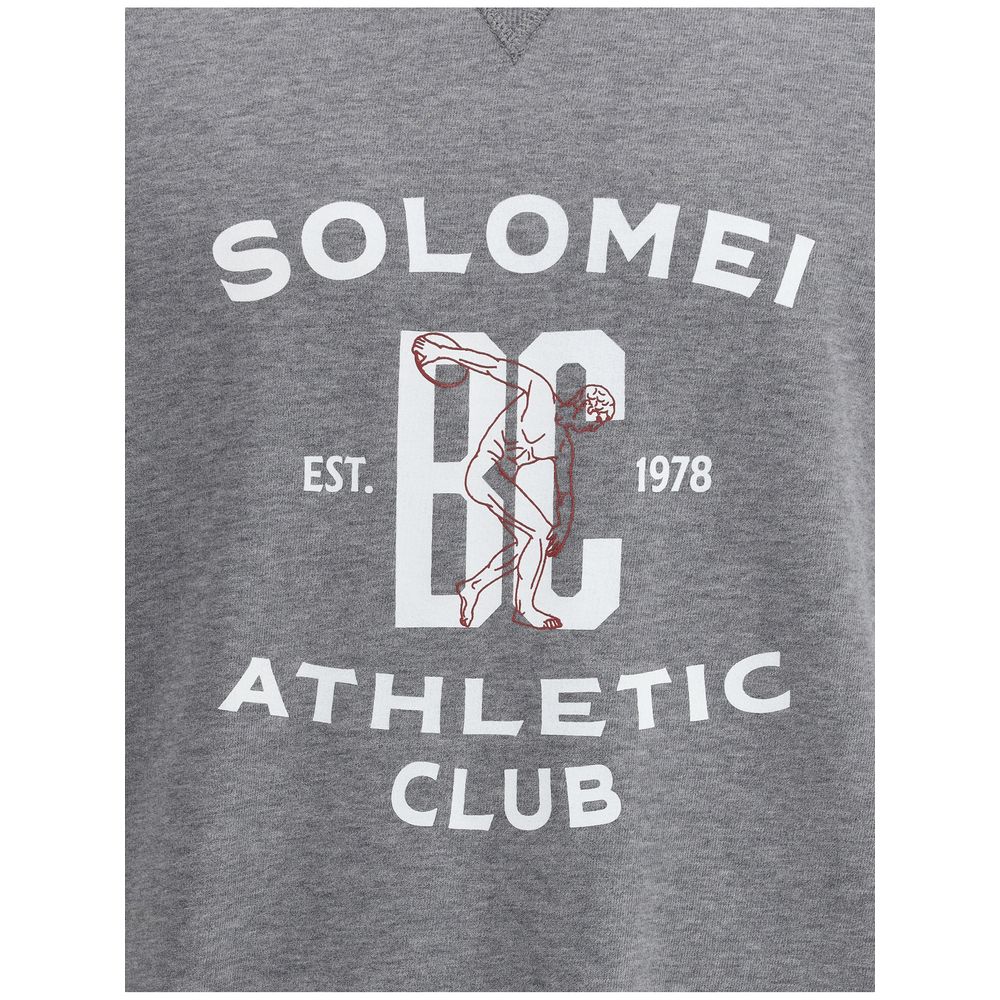 Brunello Cucinelli Gray Cotton Sweatshirt | Regal Royce