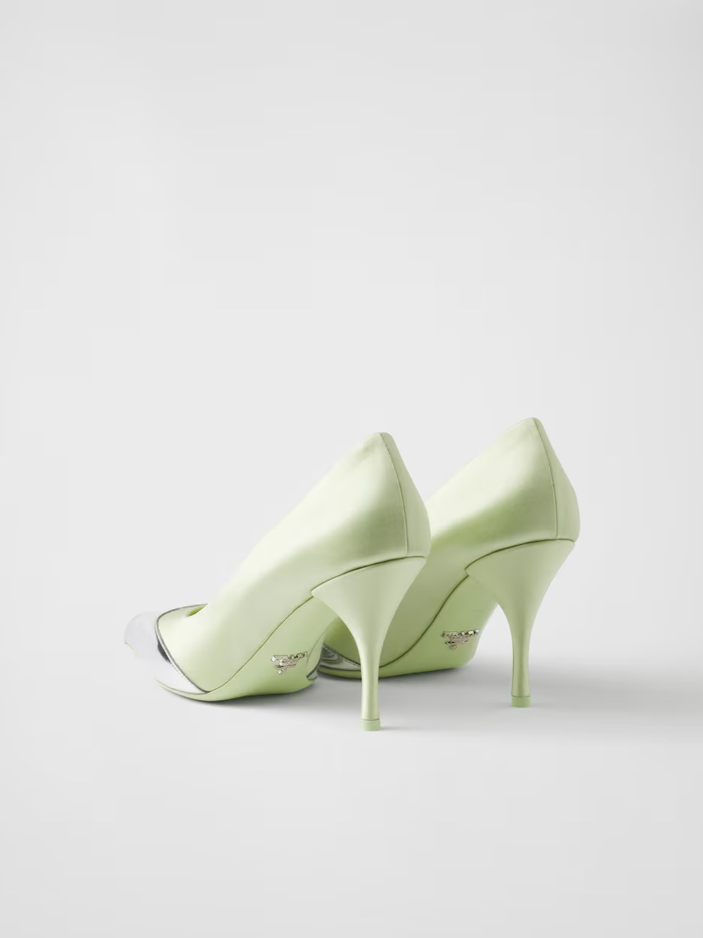 Prada Satin And Metallic Leather Pumps | Regal Royce