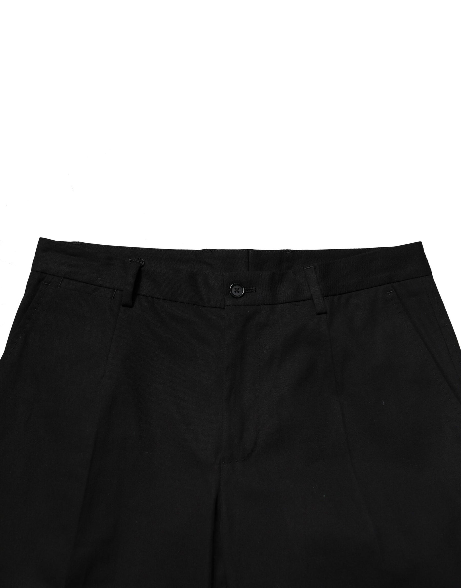 Dolce & Gabbana Black Cotton Cargo Dress Men Pants | Regal Royce