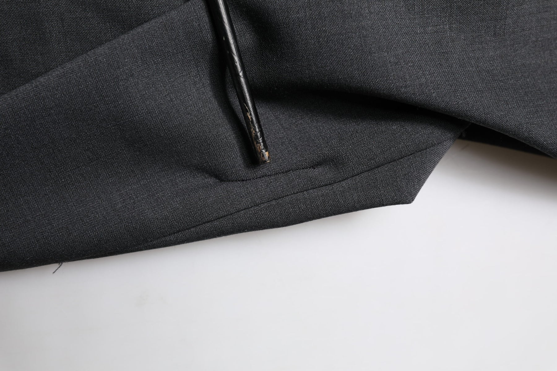 Dolce & Gabbana Black Wool Dress Slim Formal Pants | Regal Royce