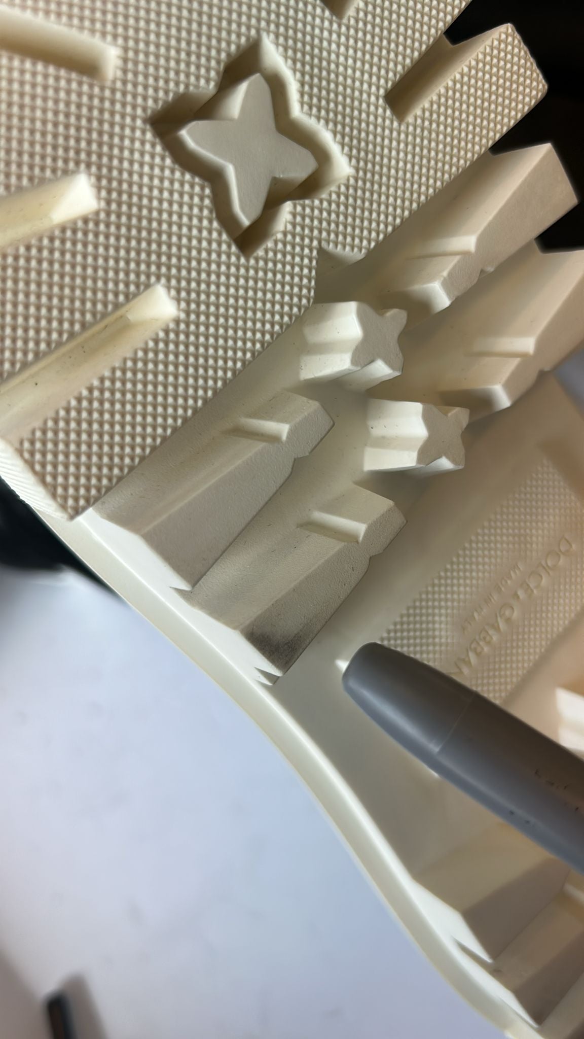 Dolce & Gabbana White Padded Mid Calf Lace Up Boots Shoes | Regal Royce