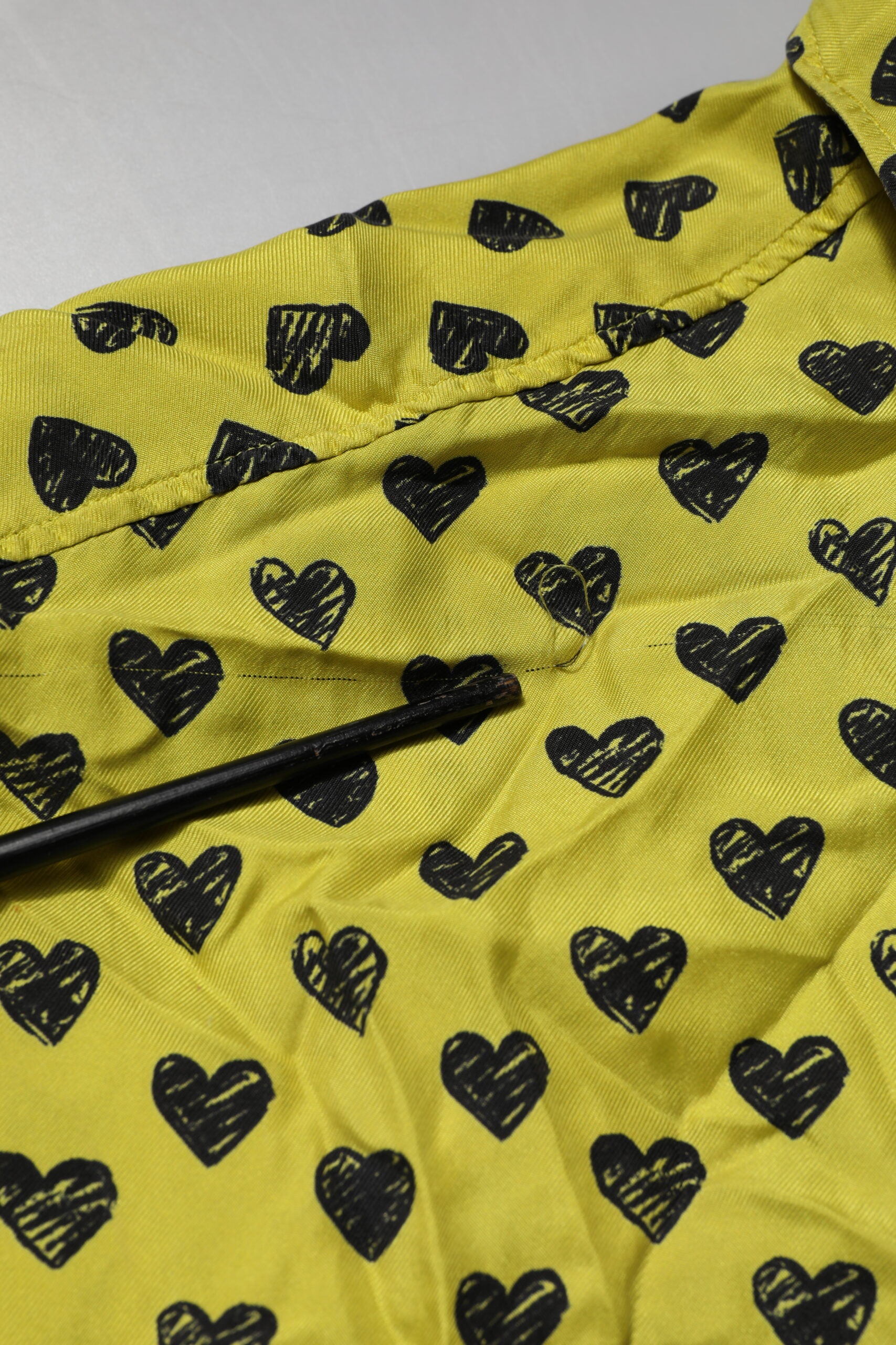 Dolce & Gabbana Yellow Heart Short Sleeves Men Casual Shirt | Regal Royce