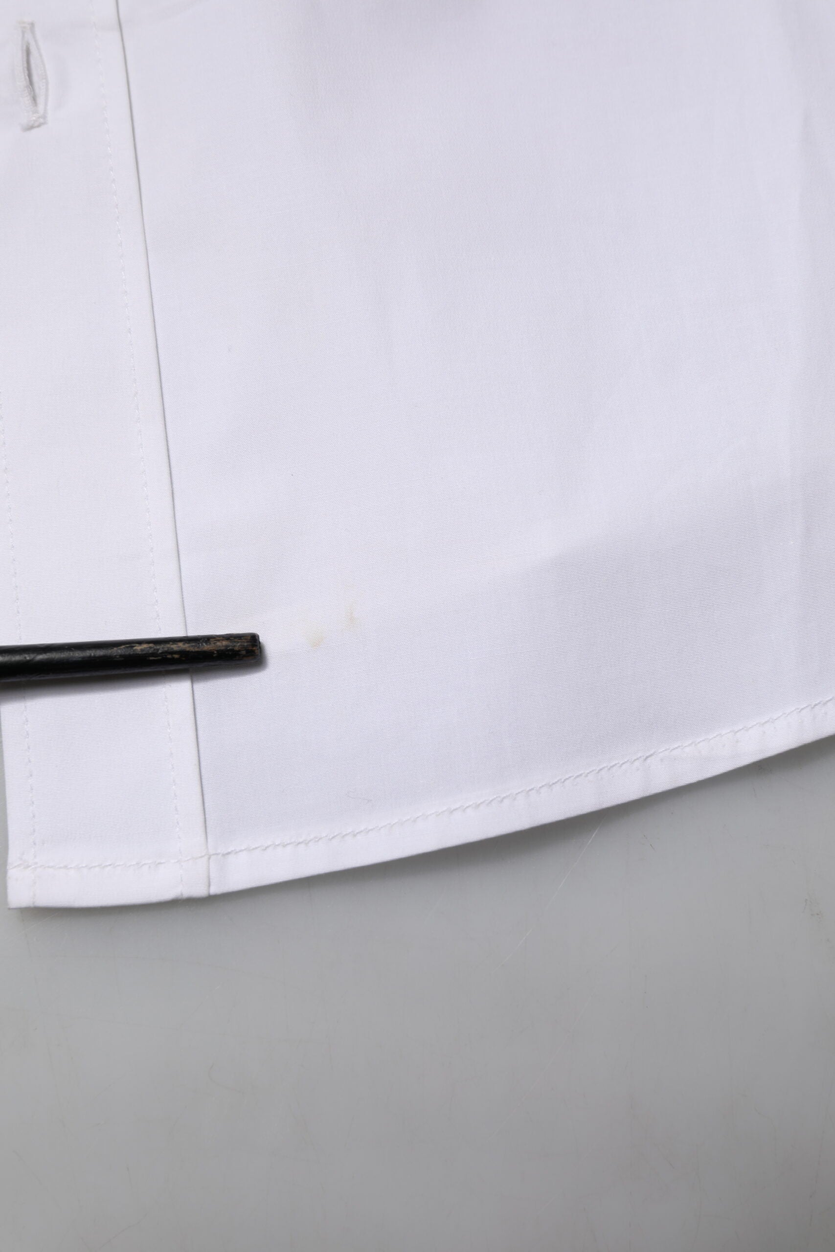 Dolce & Gabbana White Cotton Long Sleeves Dress Formal Shirt | Regal Royce