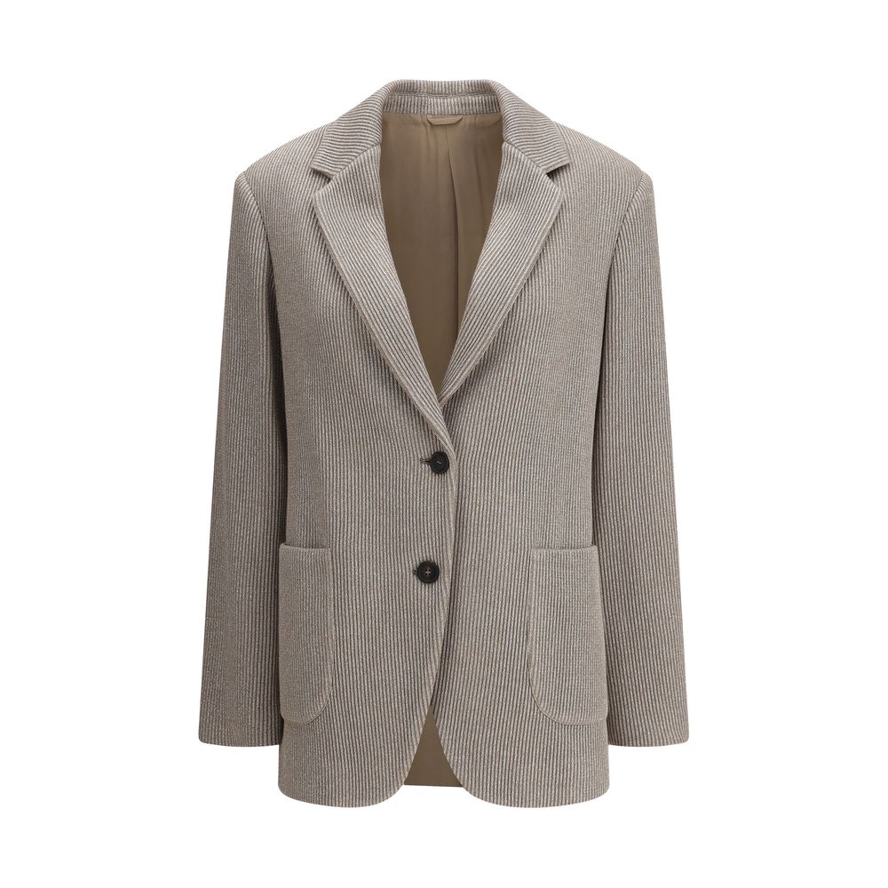 Brunello Cucinelli Gold Cotton Coat | Regal Royce
