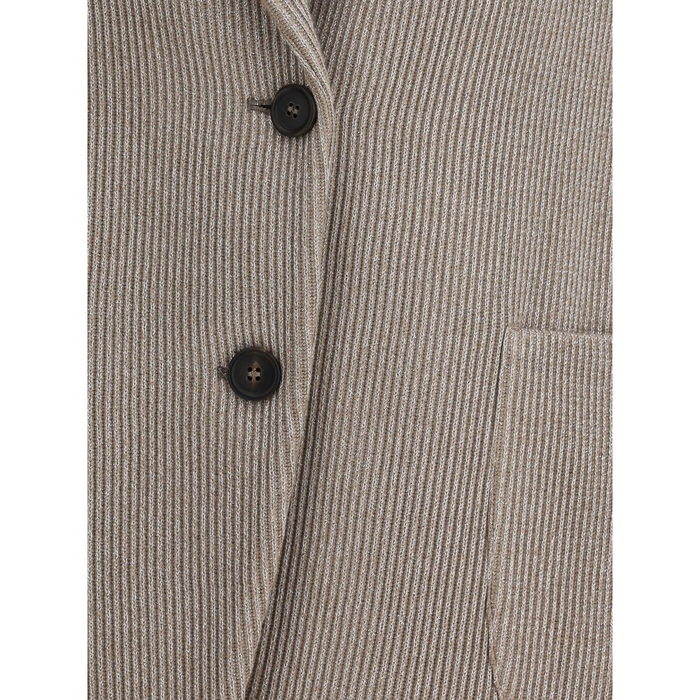 Brunello Cucinelli Gold Cotton Coat | Regal Royce