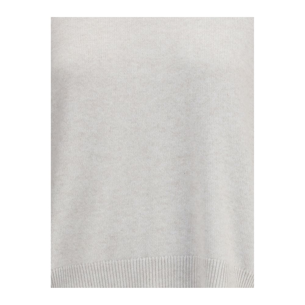 Brunello Cucinelli Gray Cashmere Cashmere Sweater | Regal Royce