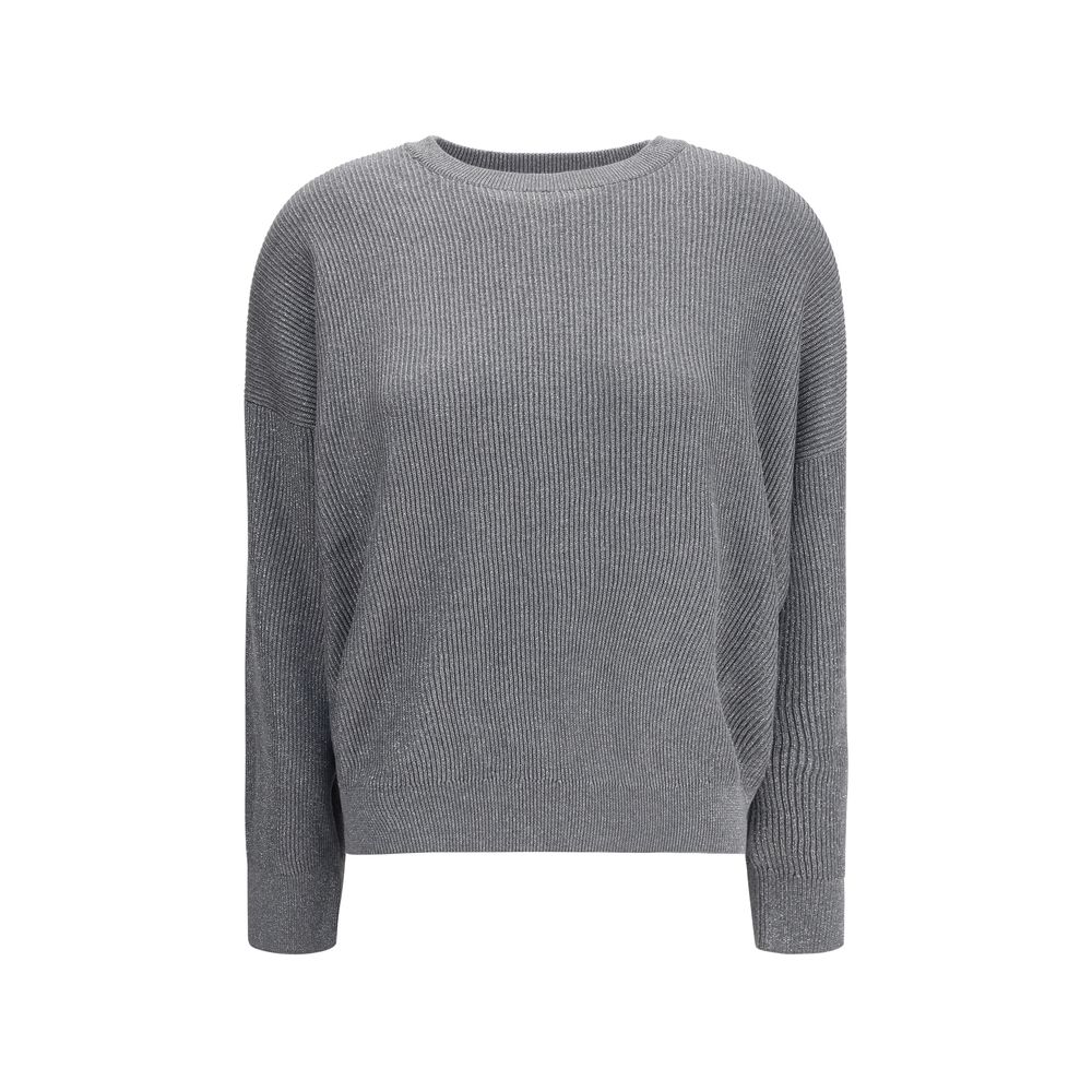 Brunello Cucinelli Gray Cotton Sweatshirt | Regal Royce