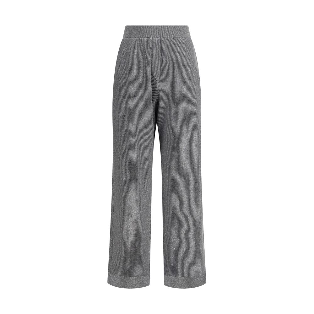Brunello Cucinelli Gray Cotton Casual Pants | Regal Royce