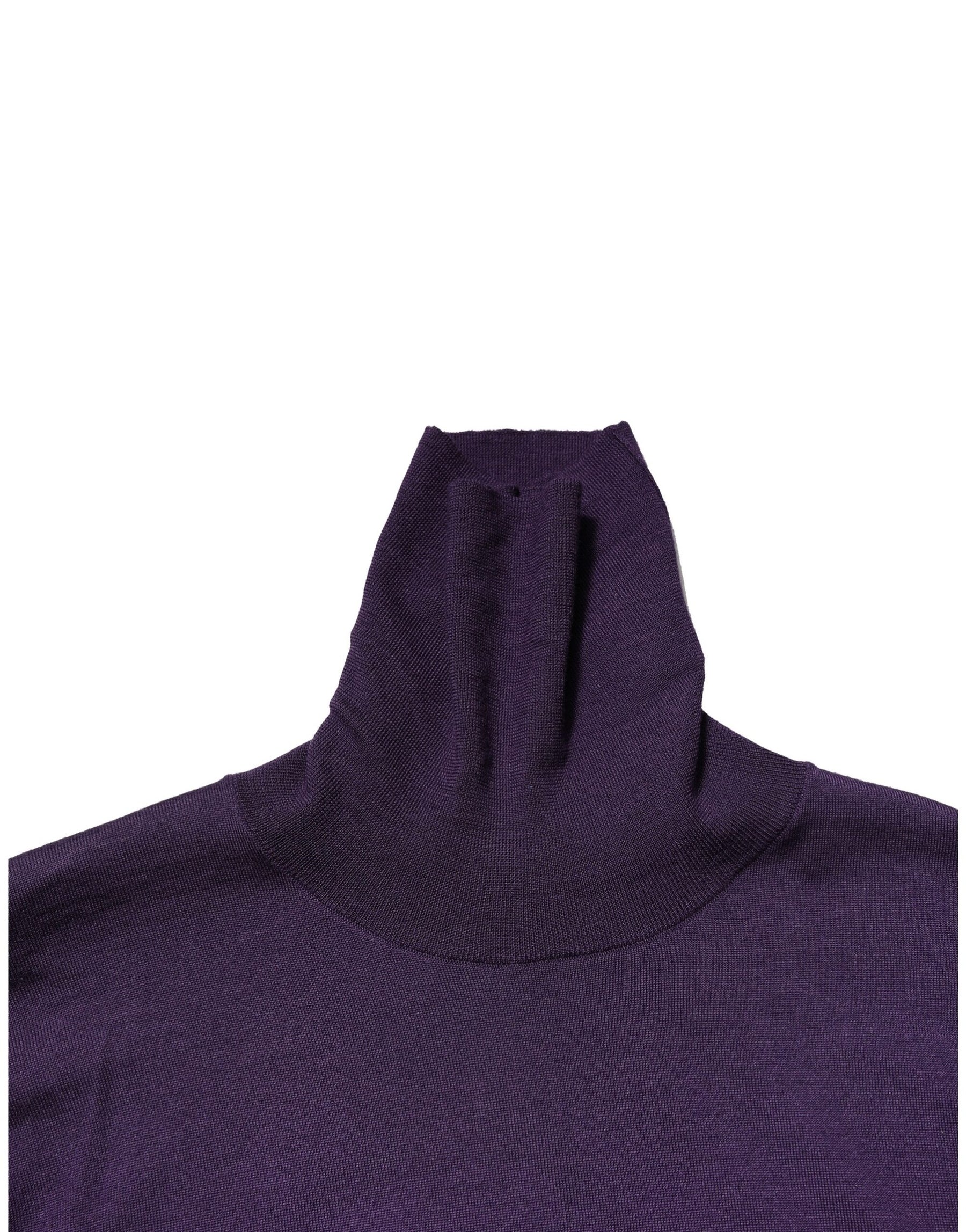 Dolce & Gabbana Purple Cashmere Turtleneck Pullover Sweater | Regal Royce