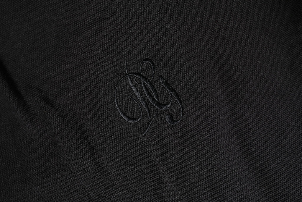 Dolce & Gabbana Black Cotton DG Logo Men Sweatshirt Sweater