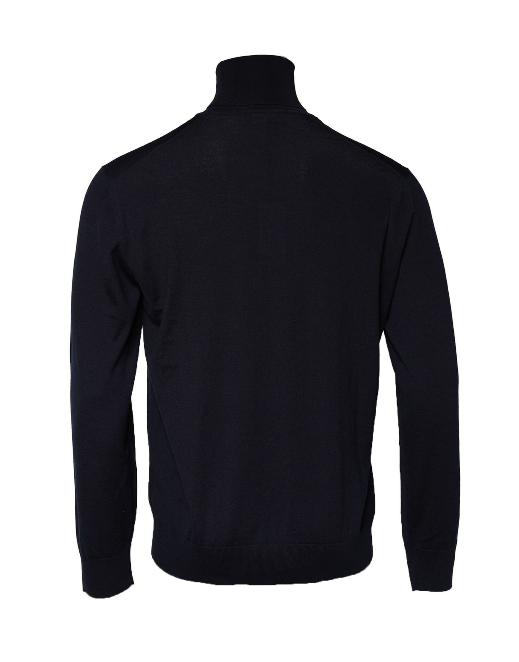 Dolce & Gabbana Blue Long Sleeve Turtleneck Pullover Sweater | Regal Royce