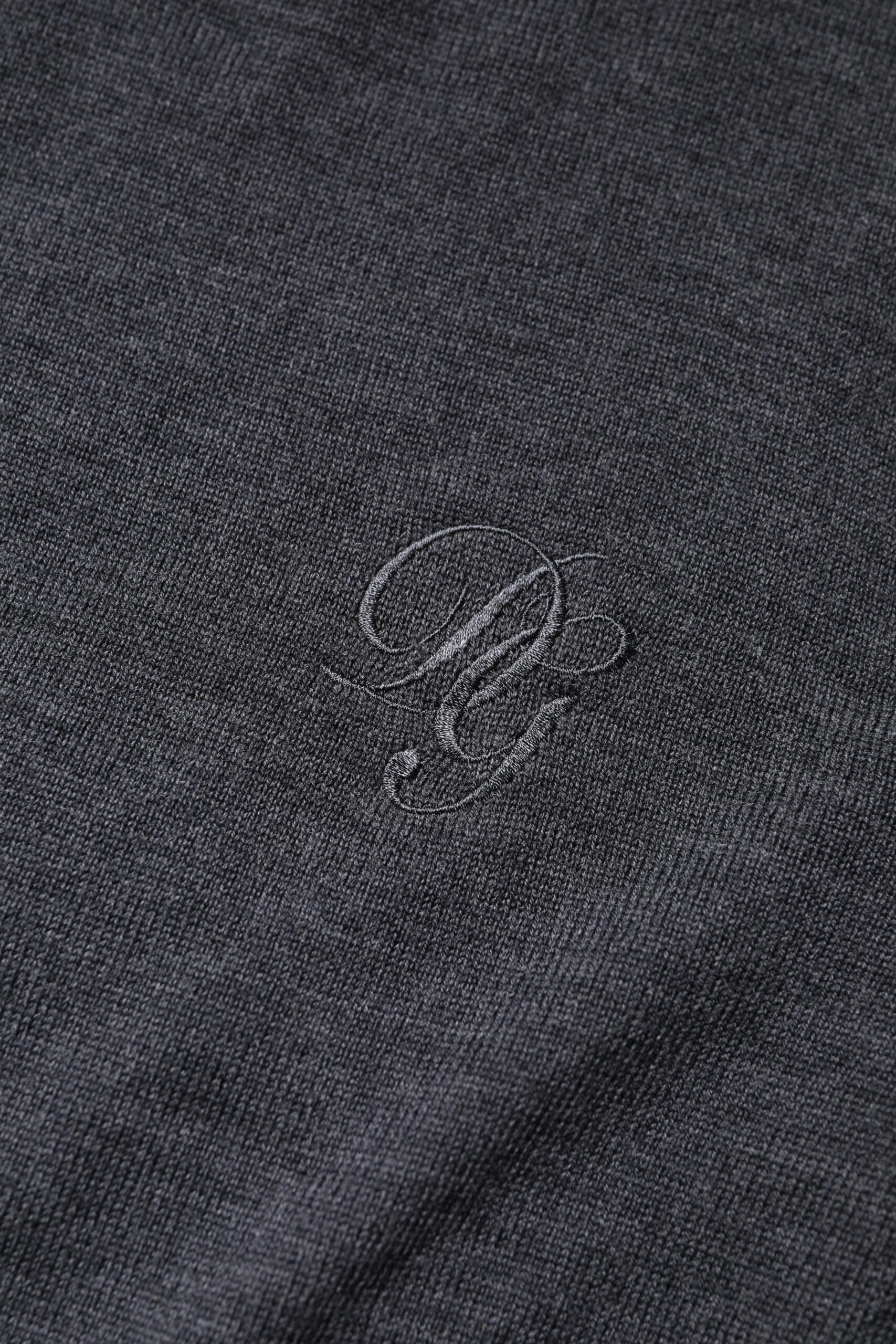 Dolce & Gabbana Dark Gray Wool Crew Neck Sweatshirt Sweater | Regal Royce